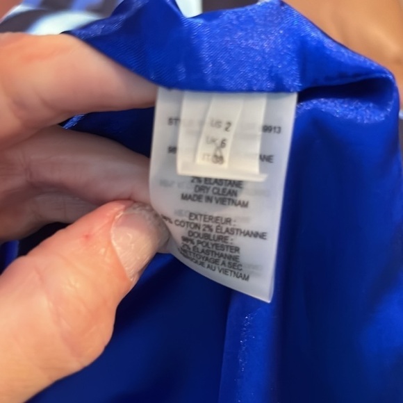 ⭐️T Tahari,Shira, Neon Trim,Zebra Striped Dress, Gorgeous, Fun,Funky & Fabulous! - Picture 8 of 9